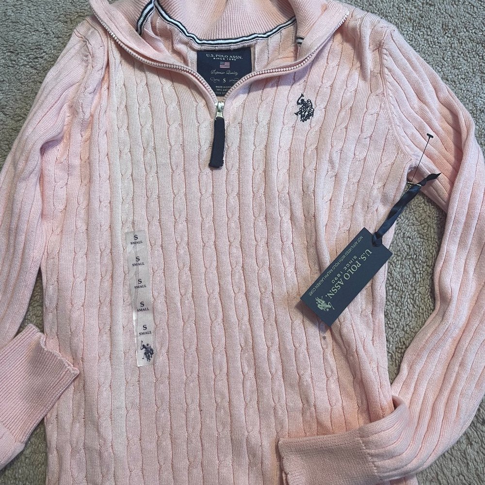 Light pink U.S. Polo Assn. sweater